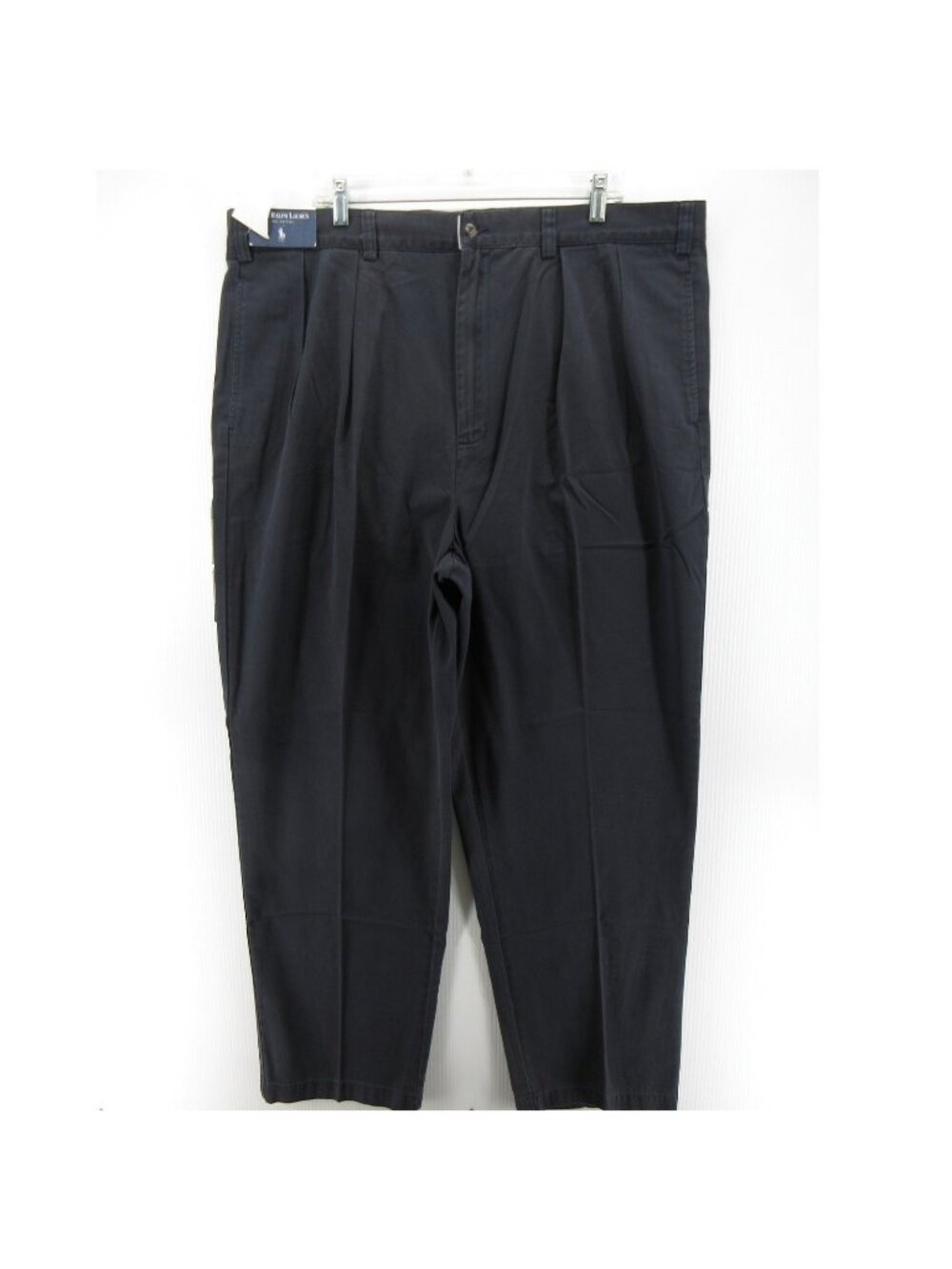 VGT Polo Ralph Lauren Pants 44x32 Big Andrew Chino Pleated Classic Fit